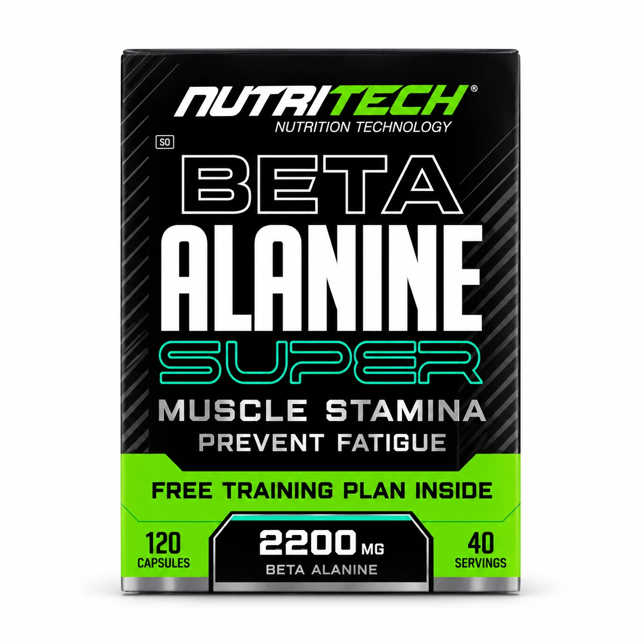 NutriTech Beta Alanine Super 2200 mg – 120 Cápsulas