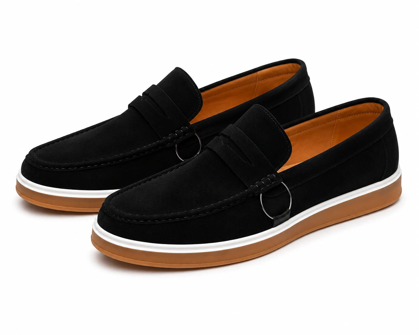 Mocassim Masculino Premium Preto – Estilo Casual Luxo