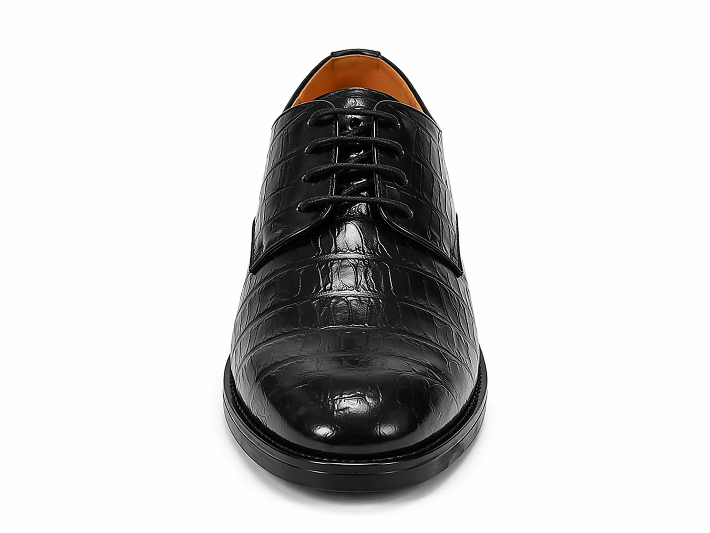Sapato Social Masculino Couro Texturizado Croco Premium