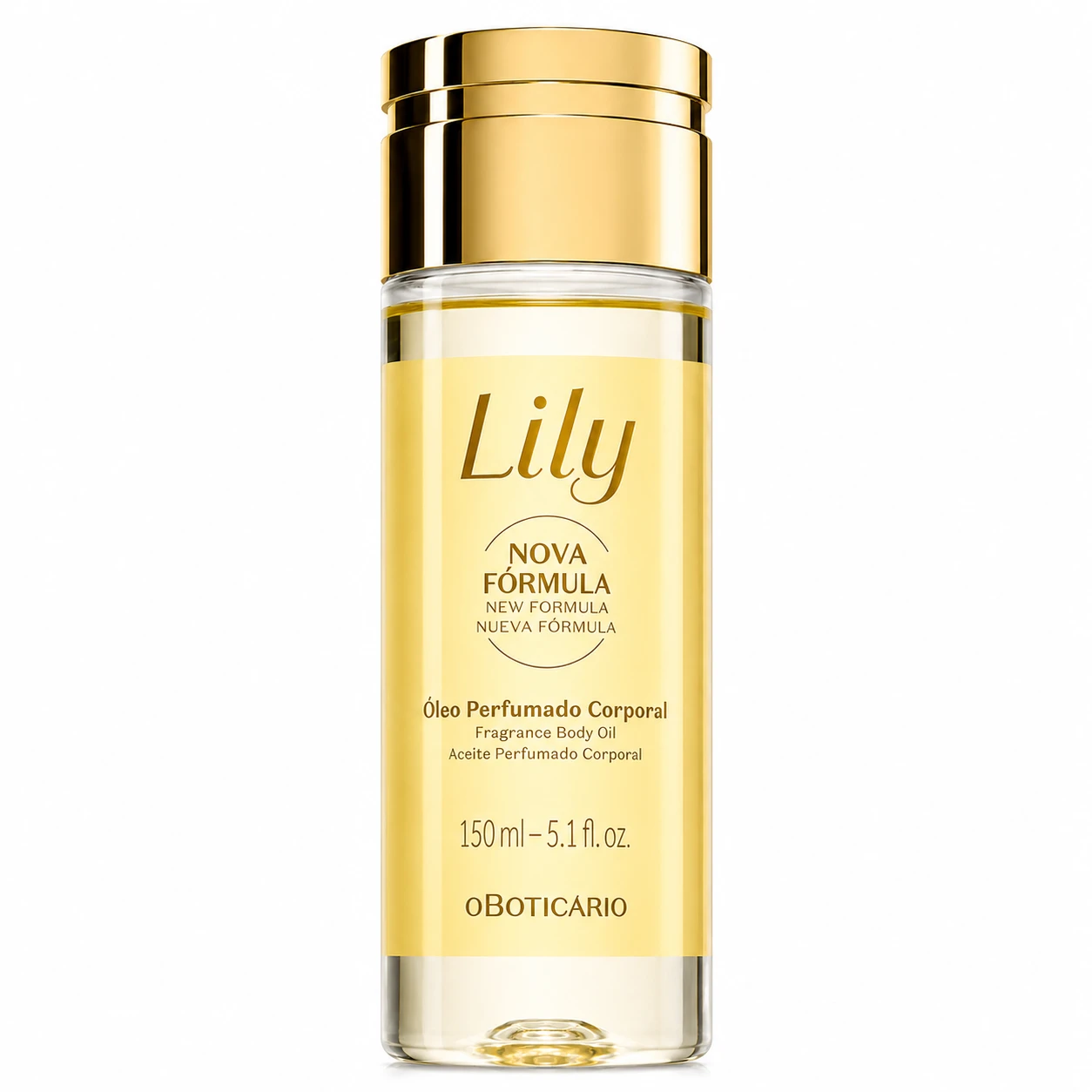 Óleo Perfumado Corporal Lily Nova Fórmula 150ml