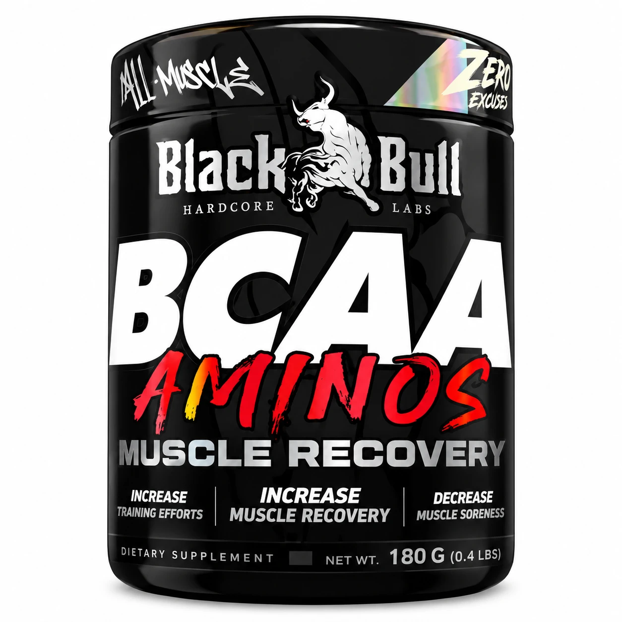 Black Bull BCAA Aminos Muscle Recovery – 180 g