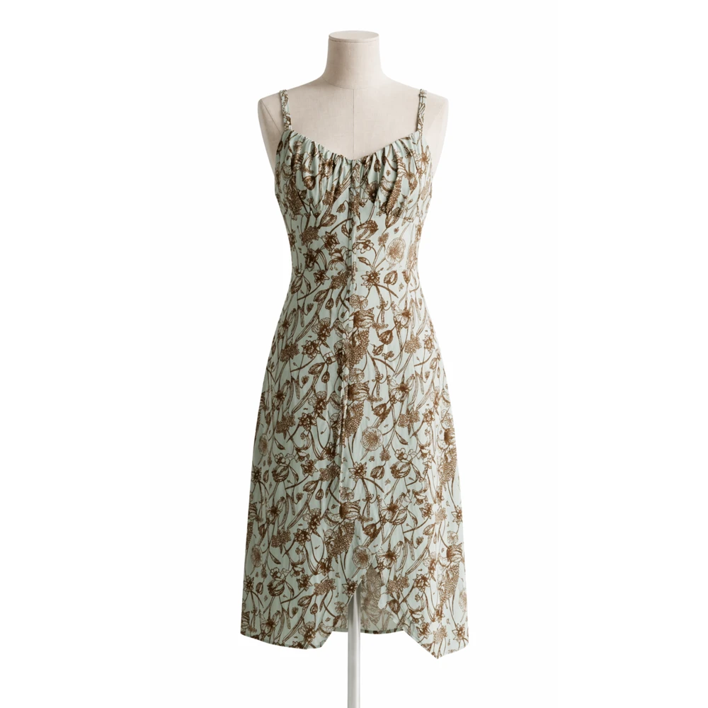 Vestido Brisa do Jardim – Elegância Floral Leve e Feminina