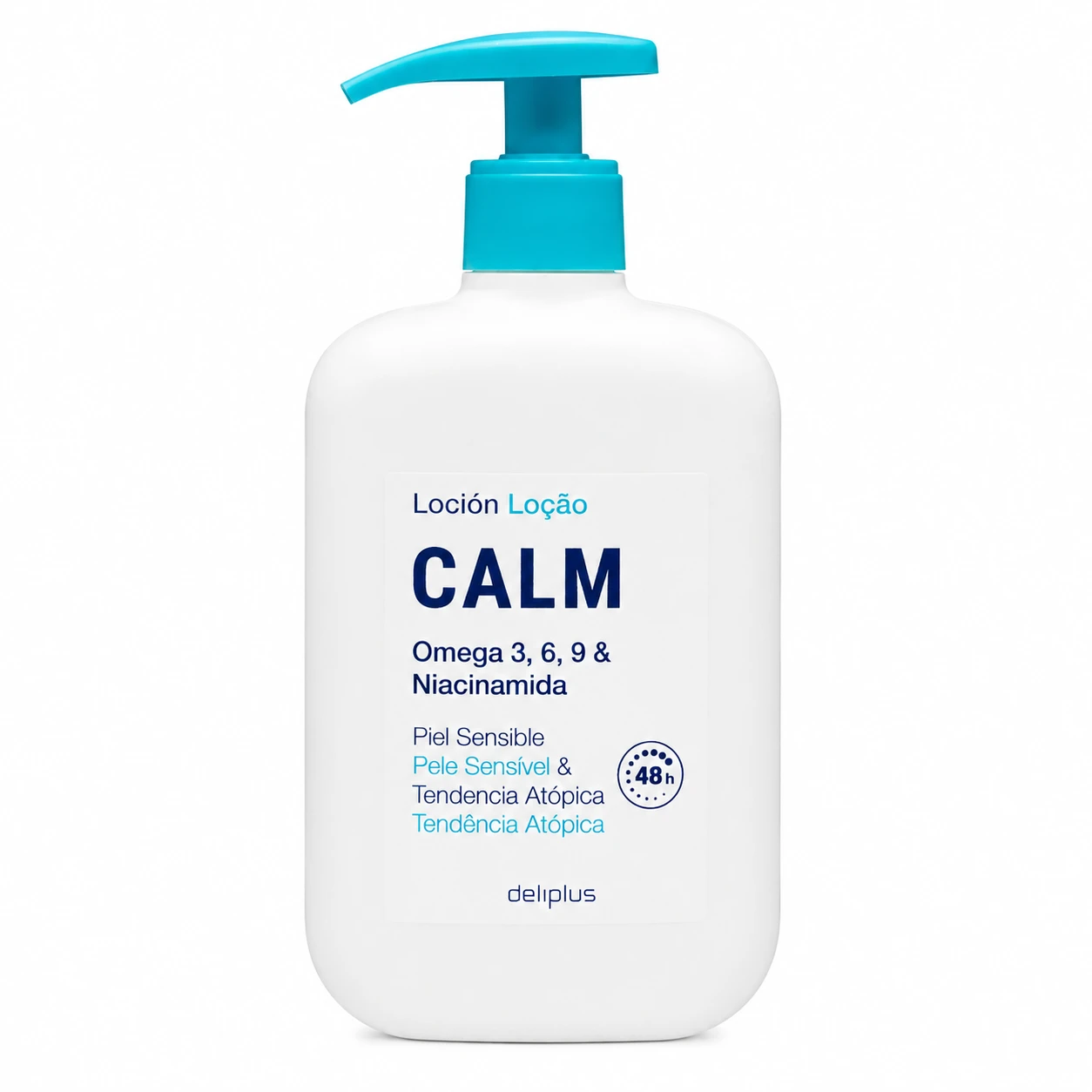Loção Corporal Deliplus Calm com Ómega 3, 6, 9 e Niacinamida