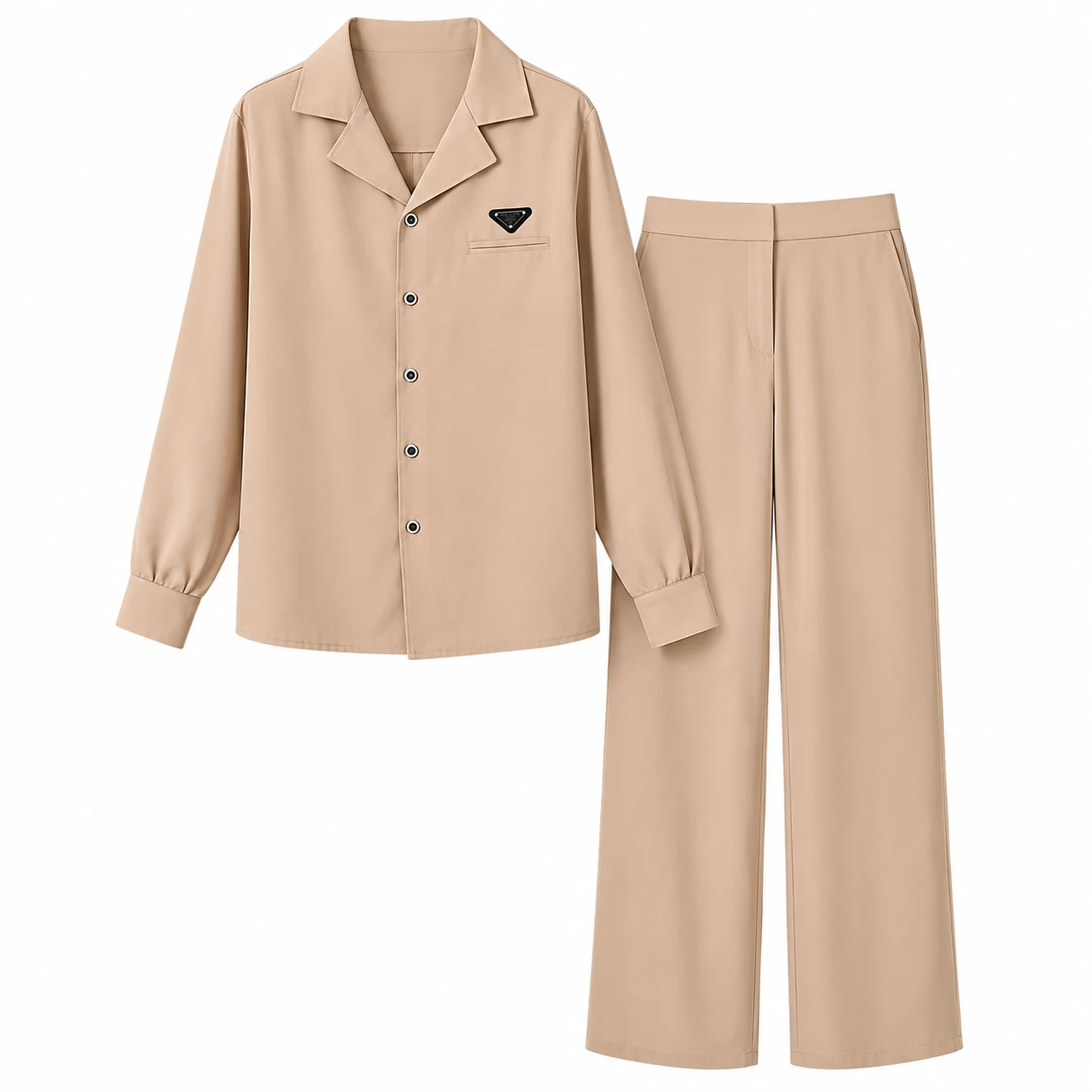 Conjunto Feminino Elegance Wide Leg Terracota