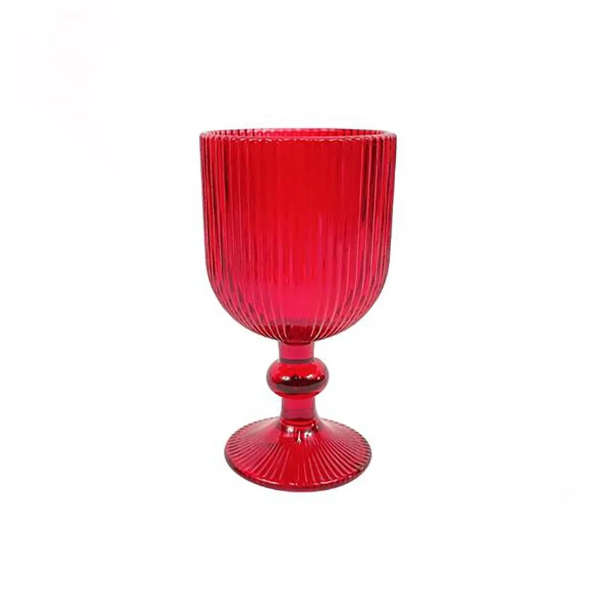 Taças de Vinho em Vidro Colorido Premium – Estilo Vintage Europeu